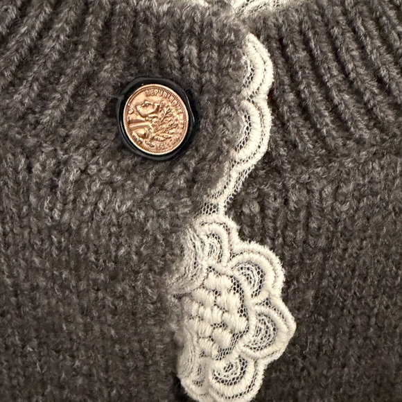Women's Gray Sweater - Picture 2 of 2
